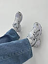 Кросівки чоловічі білі Asics Gel-1130 White Silver (22160), фото 4