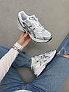 Кросівки чоловічі білі Asics Gel-1130 White Silver (22160), фото 8