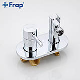 Гігієнічний душ із змішувачем Frap F7505, хром, фото 3
