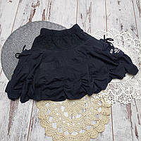 152 10-12 років спідниця для дівчинки з кишенями з боків вставками з мережива