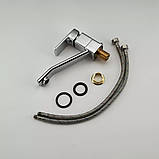 Змішувач для кухні Frap F4560, хром, фото 3