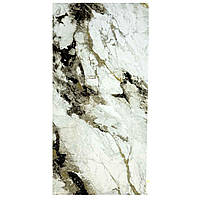 Самоклеюча плитка мармур чорно-сірий туман 600*300*2мм