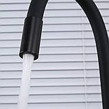 Змішувач для кухні під фільтр Frap F4396-6 з гнучким виливом, фото 3