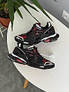 Кросівки чоловічі чорні Balenciaga Track 2 Black Red (21611), фото 7
