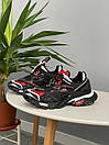 Кросівки чоловічі чорні Balenciaga Track 2 Black Red (21611), фото 9