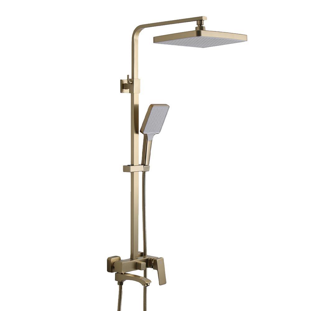 Душова система FRAP F2476-3, 3 функції Матове золото, фото 1