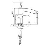 Змішувач для ванни на борт GAPPO G1107, хром, фото 6