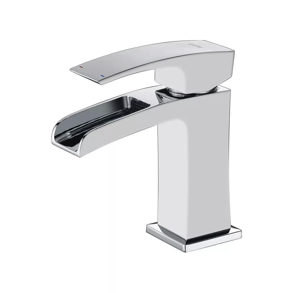 Змішувач для умивальника GAPPO G1007-30, білий/хром, фото 1