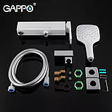 Змішувач для ванни GAPPO G3217-8, білий/хром, фото 7