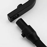 Змішувач для кухні на дві води GAPPO G4317-6 з гнучким виливом, чорний, фото 3