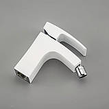 Змішувач для біде GAPPO G5007-8, білий/хром, фото 5