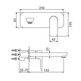 Змішувач для умивальника GAPPO G1048-22, білий/хром, фото 9