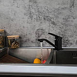 Змішувач для кухні GAPPO G4517-6, чорний, фото 2