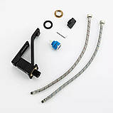 Змішувач для кухні GAPPO G4517-6, чорний, фото 4