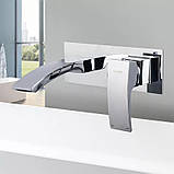 Змішувач для умивальника GAPPO G1007-2, хром, фото 2