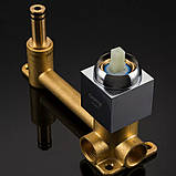 Змішувач для умивальника GAPPO G1007-2, хром, фото 3