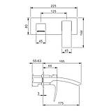 Змішувач для умивальника GAPPO G1007-2, хром, фото 5
