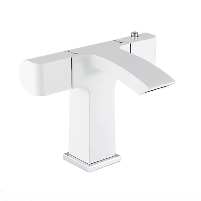 Змішувач для умивальника GAPPO G1007-50, білий/хром, фото 1