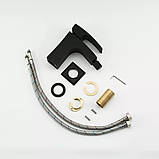 Змішувач для біде GAPPO G5007-6, чорний, фото 3