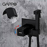 Гігієнічний душ GAPPO G7207-60 із термостатом, чорний, фото 4