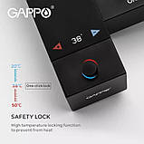 Гігієнічний душ GAPPO G7207-60 із термостатом, чорний, фото 5