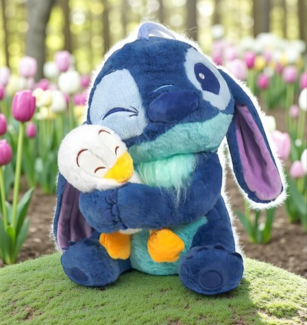 М'яка іграшка Стіч з Уточкою 40 см