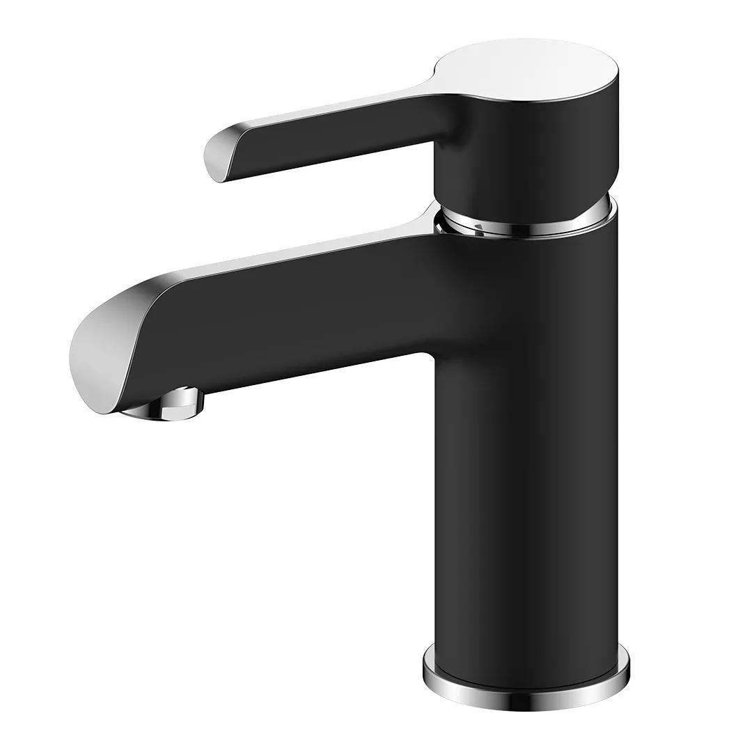 Змішувач для раковини GAPPO G1003-6, чорний/хром, фото 1