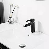 Змішувач для раковини GAPPO G1003-6, чорний/хром, фото 2