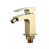 Змішувач для біде GAPPO G5007-3, золото, фото 3