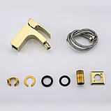 Змішувач для біде GAPPO G5007-3, золото, фото 5