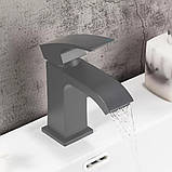 Змішувач для раковини GAPPO G1007-9, збройова сталь, фото 2