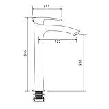 Змішувач для умивальника GAPPO G1007-32, золото, фото 6