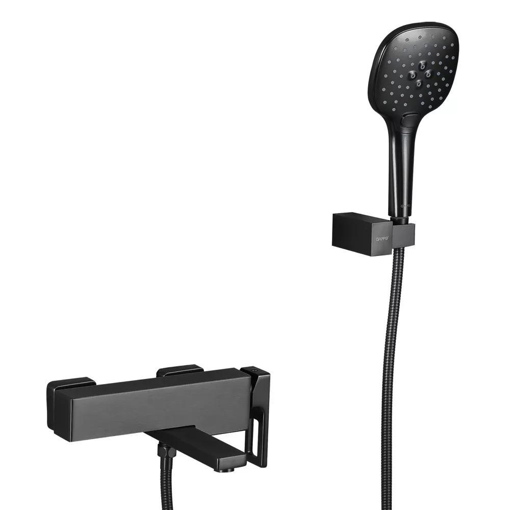 Змішувач для ванни GAPPO G3217-9, збройова сталь, фото 1