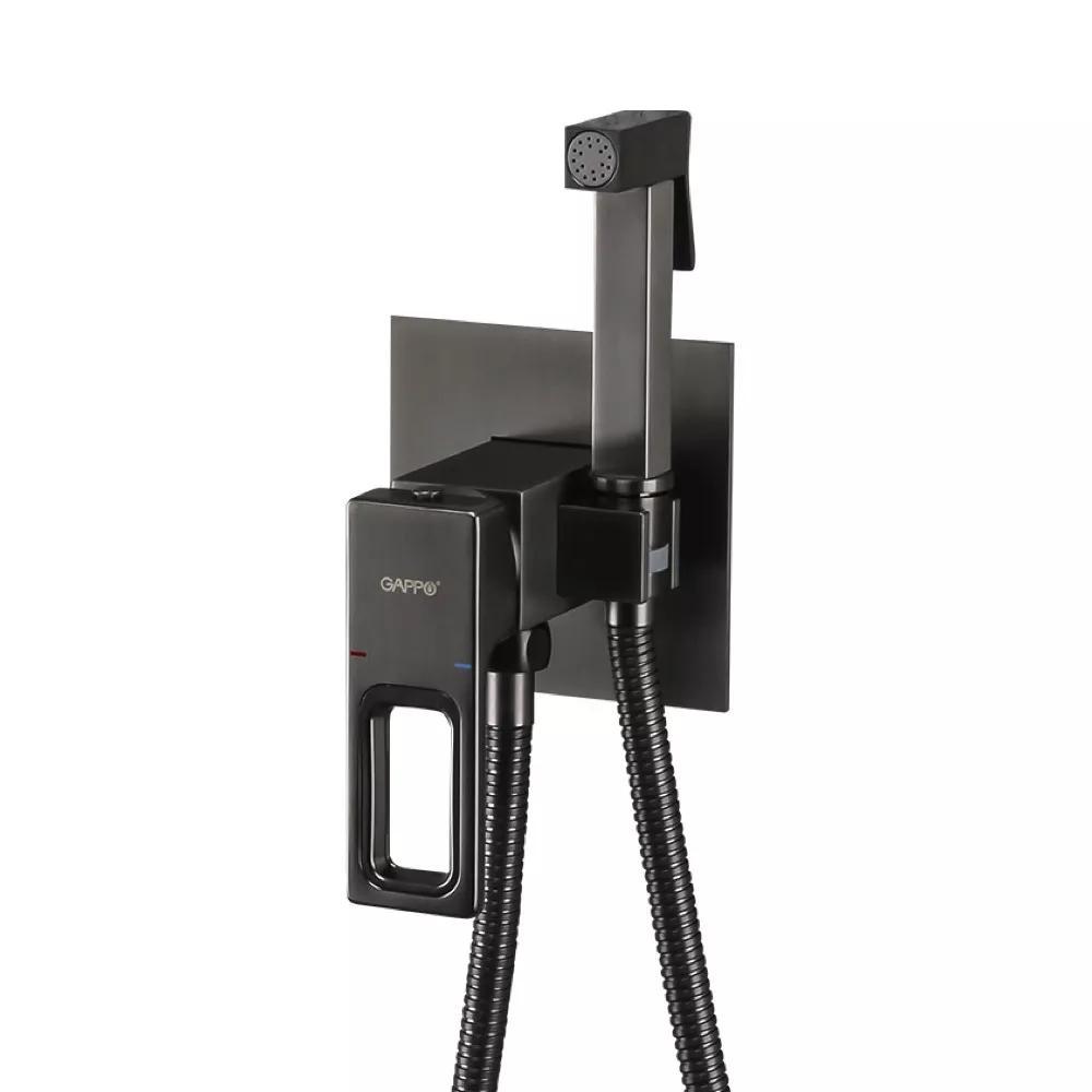 Гігієнічний душ, що вбудовується GAPPO G7217-9, збройова сталь, фото 1