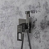 Гігієнічний душ, що вбудовується GAPPO G7217-9, збройова сталь, фото 2