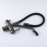 Змішувач для кухні з підключенням фільтра GAPPO G4398-89, збройова сталь, фото 3