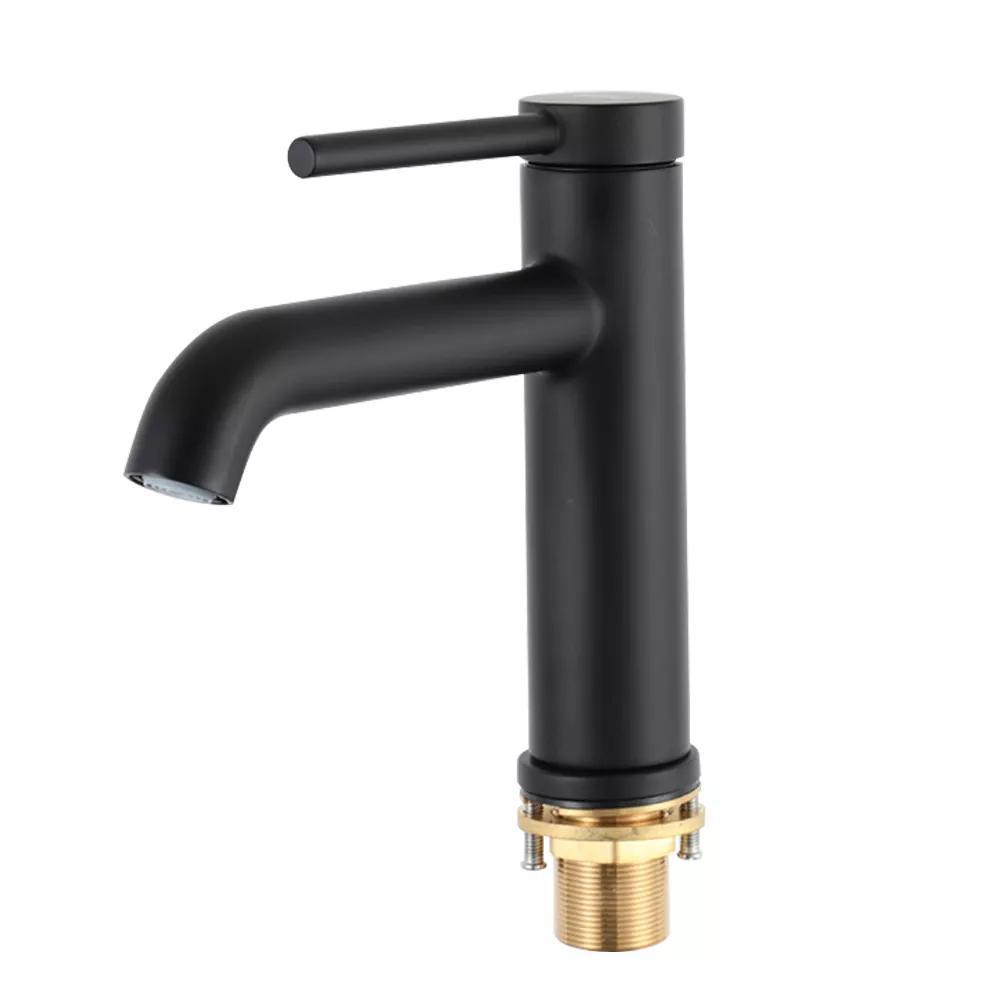 Змішувач для раковини GAPPO G1006-6, чорний, фото 1