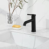 Змішувач для раковини GAPPO G1006-6, чорний, фото 2