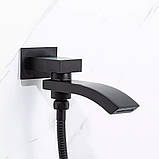 Вбудована душова система GAPPO G7107-76, 3 режими, латунь, чорний, фото 3