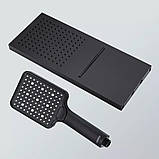 Вбудована душова система GAPPO G7107-76, 3 режими, латунь, чорний, фото 4