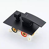 Вбудована душова система GAPPO G7107-76, 3 режими, латунь, чорний, фото 5