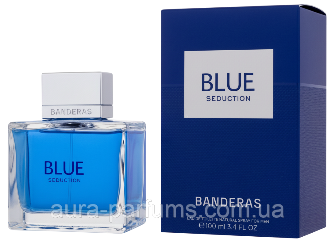 Аромат для чоловіків Antonio Banderas Blue Seduction For Men Туалетна вода 100 ml/мл