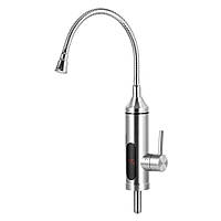 Проточник SDS-F06T   НЕРЖ. СТАЛЬ поворот.рефлекторн. вилив (3 кВт + датчик темп.) {10/1}