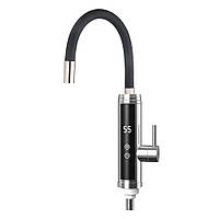 Проточник SDS-G9TC НІЖ. СТАЛЬ гнучк. вилив. ступ. регул. темп. (3,3 кВт + датчик темп.) {10/1}