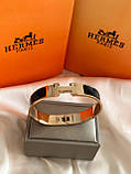 Браслет Hermes покриття золото 18К, фото 6