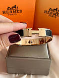 Браслет Hermes покриття золото 18К, фото 2
