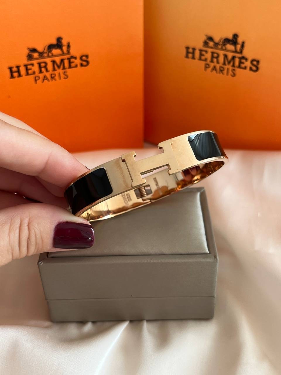 Браслет Hermes покриття золото 18К, фото 1