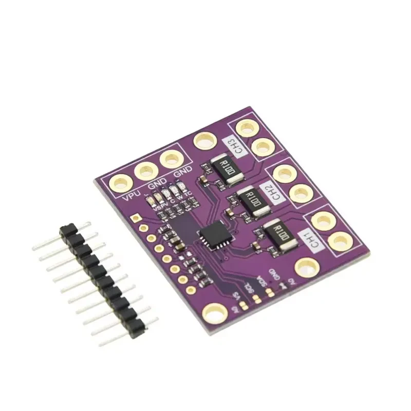 INA3221 3-канальний датчик напруги та струму з інтерфейсом I2C, фото 1