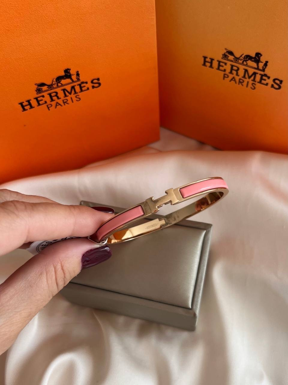 Браслет Hermes покриття золото 18К, фото 1