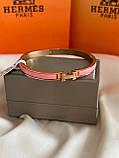 Браслет Hermes покриття золото 18К, фото 6
